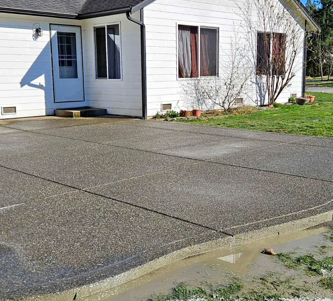 Stamped concrete project
