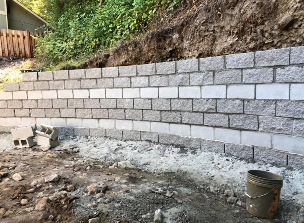 Finished concrete project